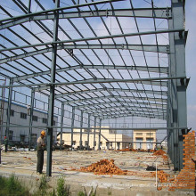 Oficina / armazém pré-fabricados da luz da estrutura fabricada aço